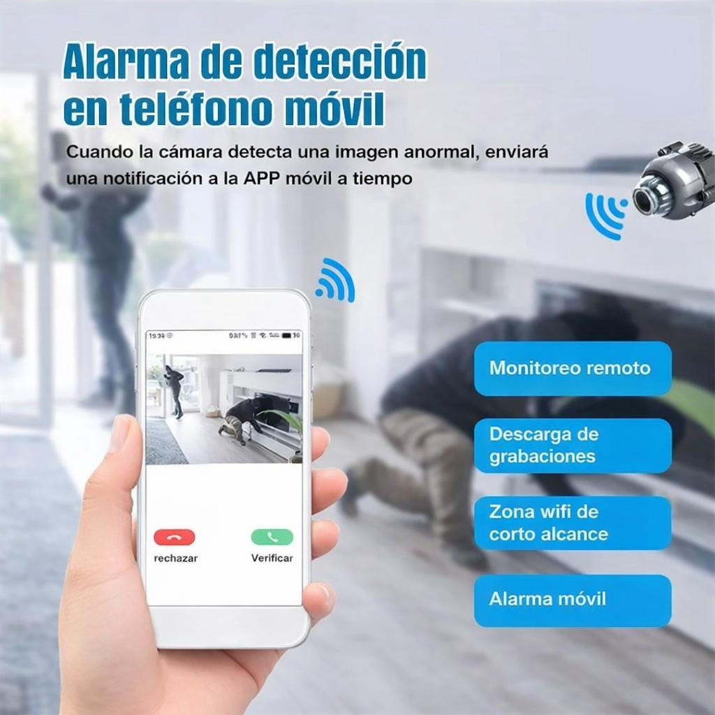 Mini Cámara de Seguridad Inalámbrica WiFi 5G 1080P HD 📸✨